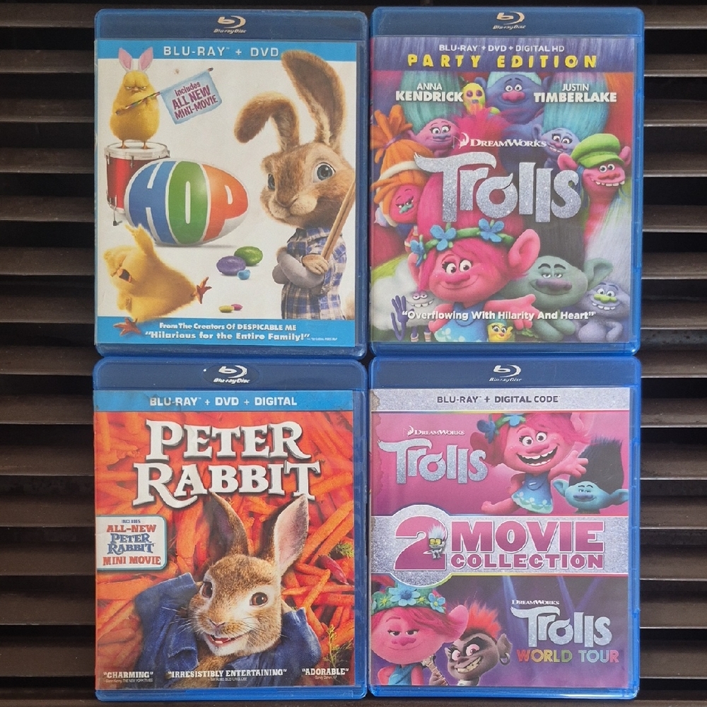 Blu-ray and DVD Kids and Family Movie Collection
